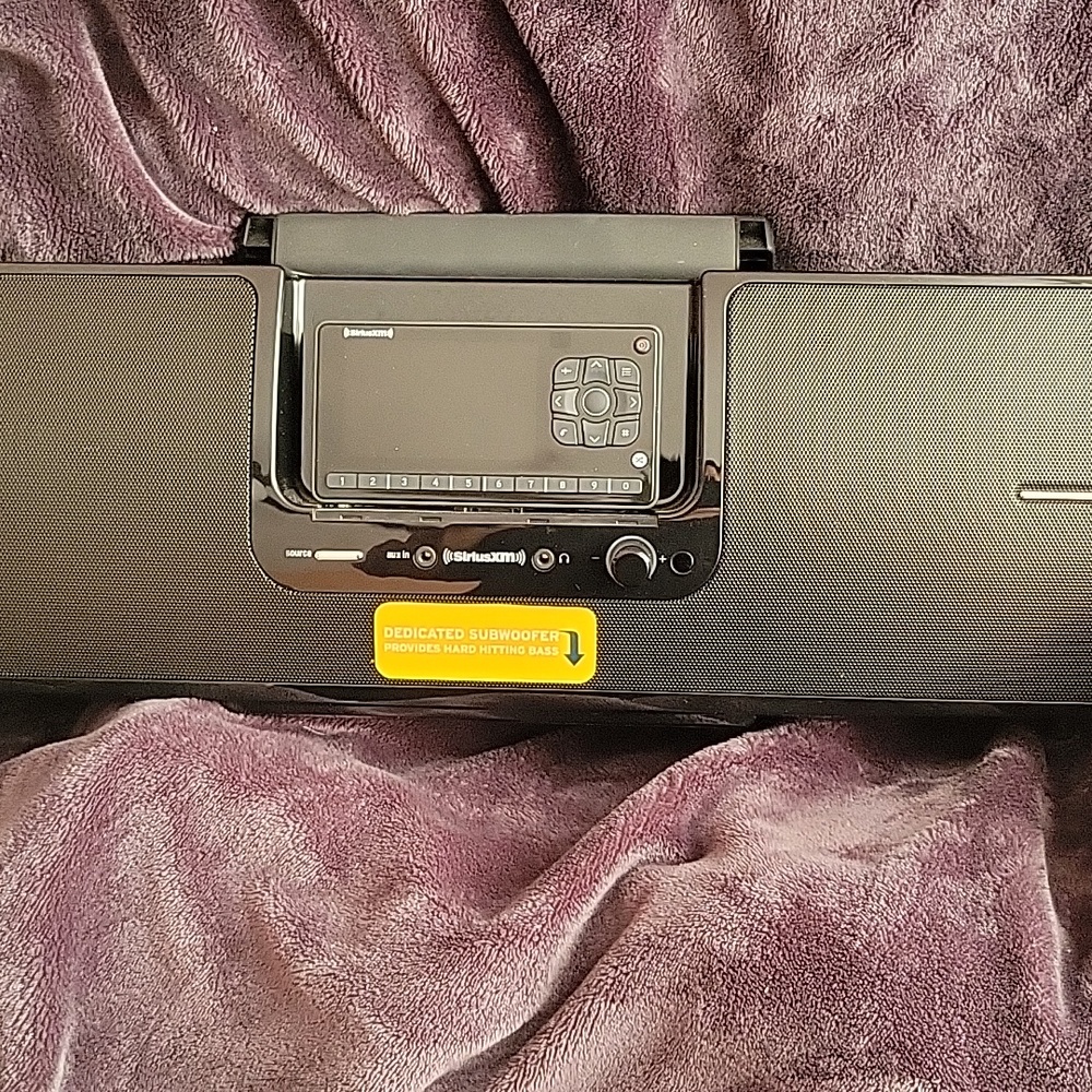 Sirius boom box with radio